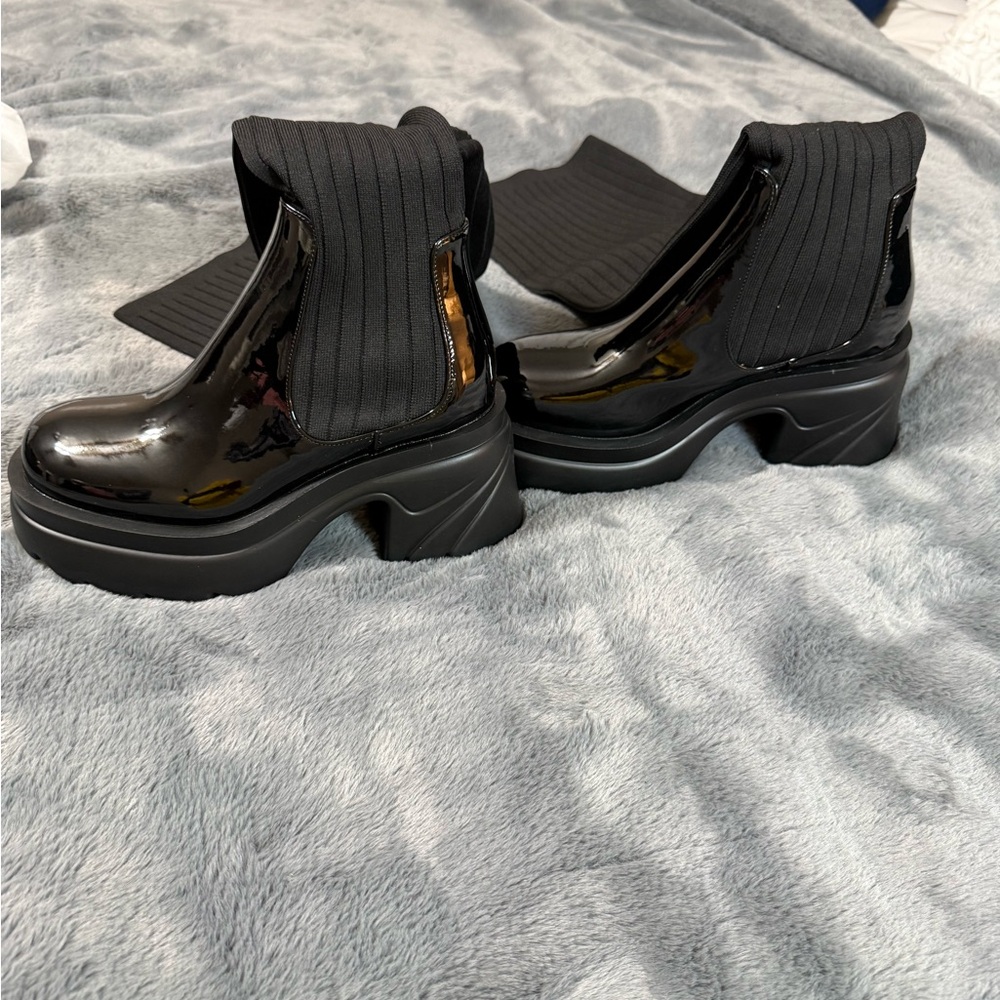 Black Women's Platform Knee Boots